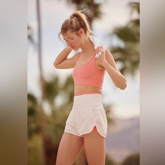 FP Movement by Free People The Way Home Ribbed Athletic Shorts Size Small - Picture 1 of 6